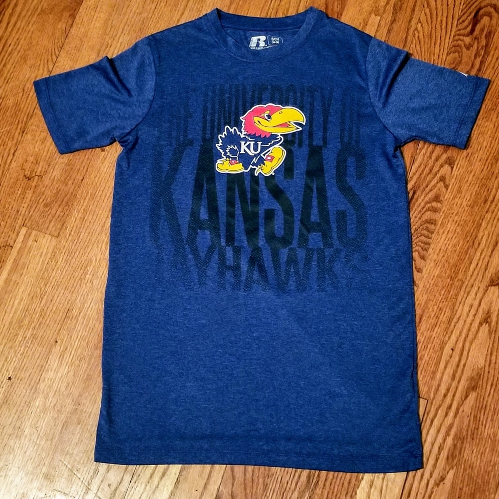 Kansas Jayhawks Russell Dry-Fit Shirt